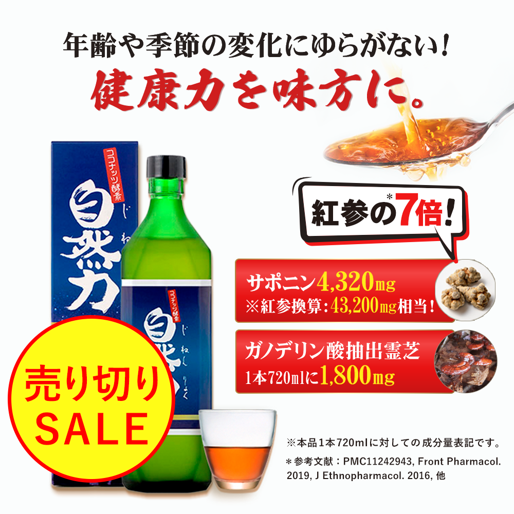 強い健康力を味方に！酵素飲料「新自然力」