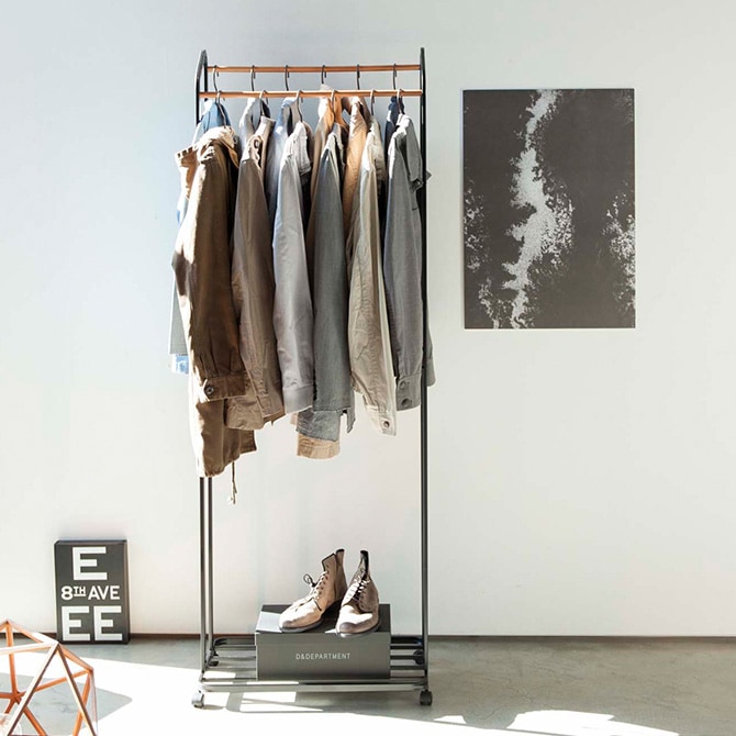 tower キャスター付きハンガーラック　2台　色ホワイト tower キャスター付きハンガーラック 2台 色ホワイト ハンガーラック