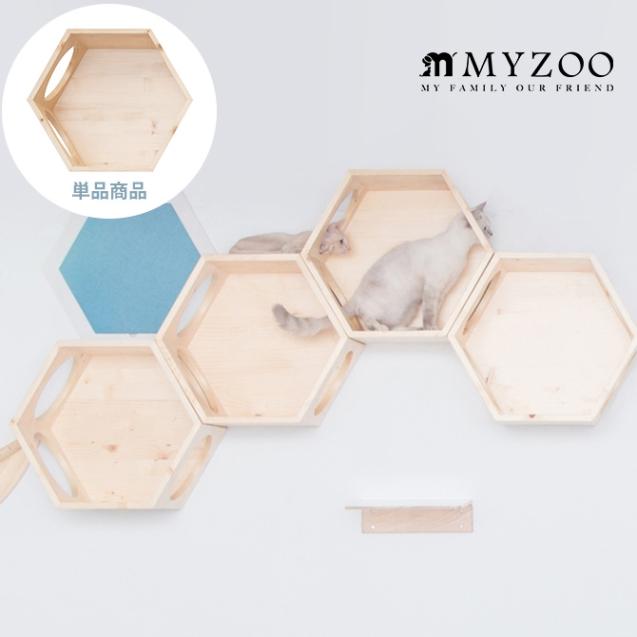MYZOO マイズー Busy cat 六角ハウス Wood ウッド | 商品種別,ペット