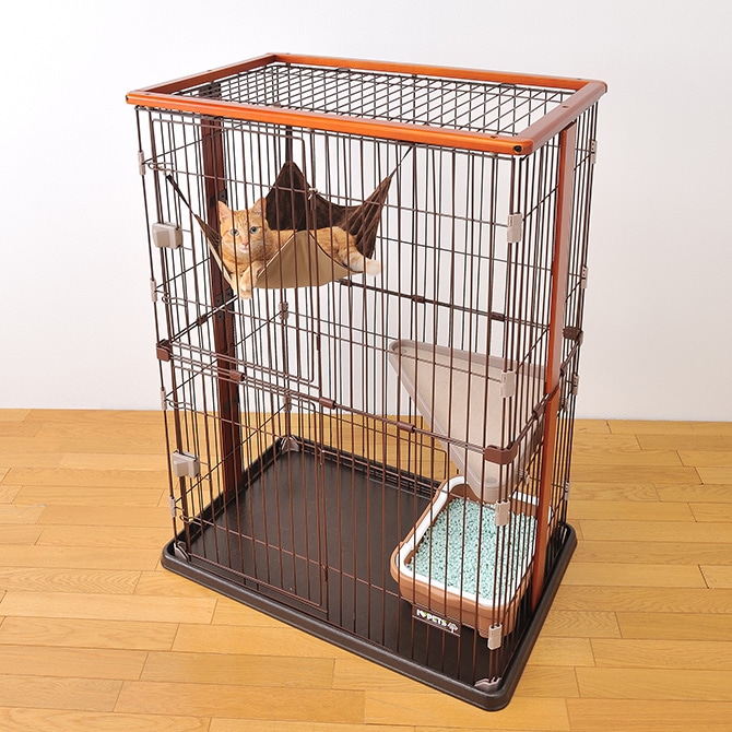 ボンビアルコン ウッドワンサークル キャット 2段タイプ Bonbi ボンビアルコン ボンビ ウッドワンサークル キャット2段タイプ