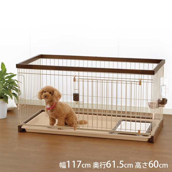 Richell リッチェル 木製お掃除簡単ペットサークル 120-60