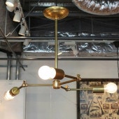 ACME Furniture ������ե��˥��㡼 SOLID BRASS LAMP 3ARM BLASS