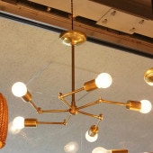 ACME Furniture ������ե��˥��㡼 SOLID BRASS LAMP 5ARM BLASS