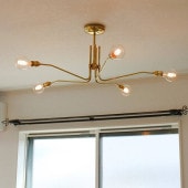 ACME Furniture ������ե��˥��㡼 SOLID BRASS LAMP MID LONG 5ARM