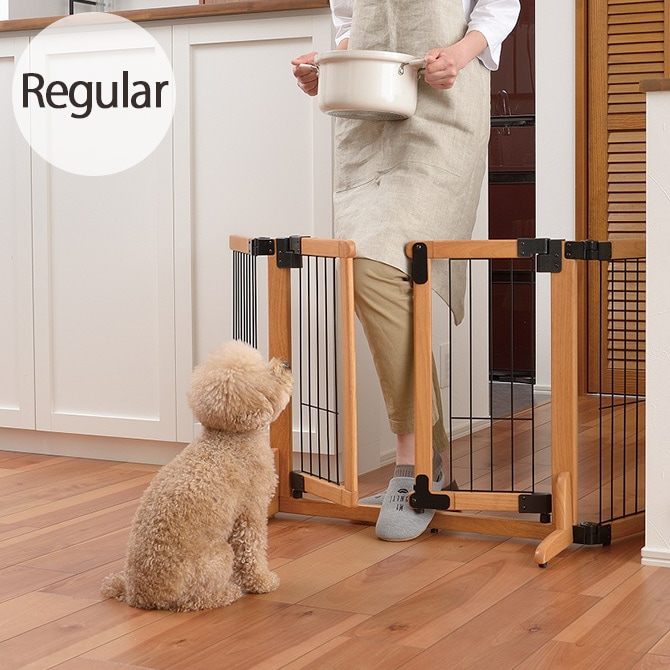 Richell リッチェル 木製おくだけスイングペットゲート