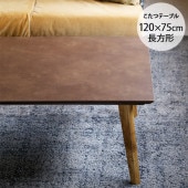 Nichibi Woodworks �˥��ӥ��åɥ���� Rusty �饹�ƥ� �����ĥơ��֥� ��120cm