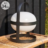 �ơ��֥�饤�� �̲� ROSENDAHL ���եȥ��ݥå� �����顼 �֥�å� L �⤵34cm �ơ��֥���� ���ܾ��� LED �����顼���� USB ��������