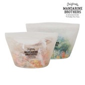 MANDARINE BROTHERS �ޥ�����֥饶���� �ޡ��֥륷�ꥳ��ѥå� 2�ĥ��åȡ��ۥ磻��