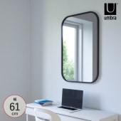 Umbra ����֥� �ϥ� �ߥ顼 �쥯���󥰥� 61��91cm �֥�å�