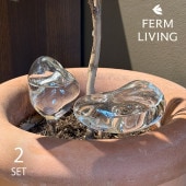 ferm LIVING �ե������ӥ� ��Υ����� Mercury Water Globes S������ 2�ĥ��å�  ��ư��� ȭ ���襤�� �̲� �����ǥ˥� ���տ�ʪ ��ư��嵡 �庹�� ����  ��ư����� �ץ�󥿡�  ������̵����