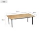 Nichibi Woodworks ˥ӥåɥ koko  ĥơ֥ 110cm