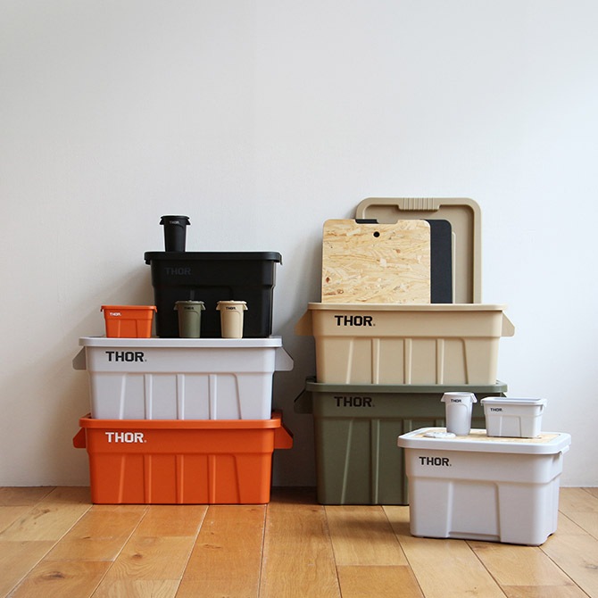 THOR ���� LARGE TOTES WITH LID 75L