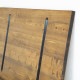 Nichibi Woodworks ˥ӥåɥ RADI ǥ ĥơ֥ 120cm