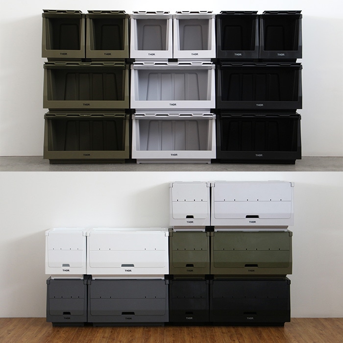 THOR ���� STACKING SHELF CONTAINER 50L ����+�峸+���⥻�å�