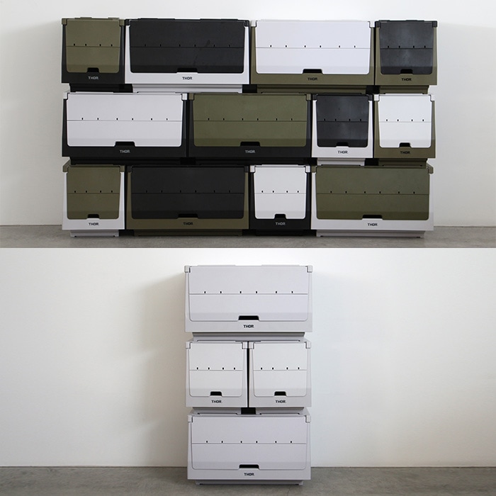 THOR ���� STACKING SHELF CONTAINER 50L ����+�峸+���⥻�å�