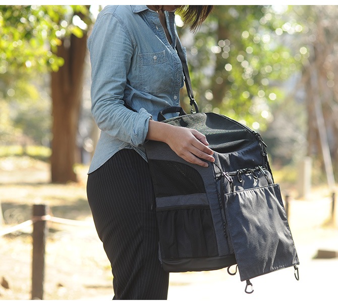 AIR BUGGY �����Х��� 3WAY �Хå��ѥå�����꡼ �쥮��顼