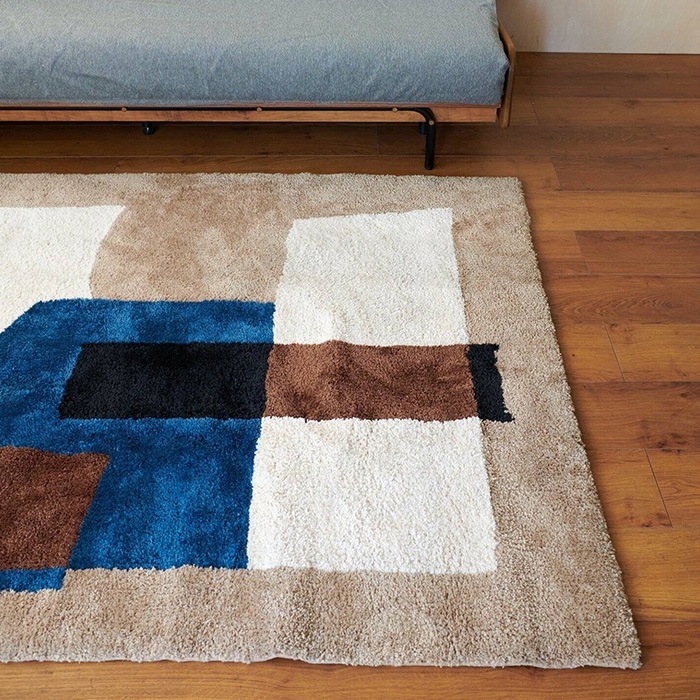 JOURNAL STANDARD FURNITURE ���㡼�ʥ륹��������ɥե��˥��㡼 GEOMETRIC ������ȥ�å� �饰 140��200cm