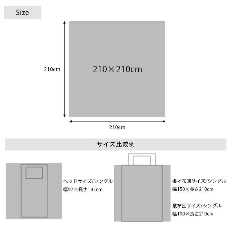 uminecco ���ߥͥå� �ڥå��� �ɿ�ޥ�����С� 210��210cm