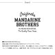 MANDARINE BROTHERS �ޥ�����֥饶���� ���饹��������꡼�ȡ��ȥХå�