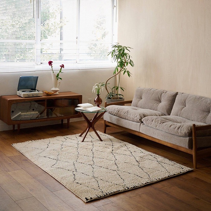 JOURNAL STANDARD FURNITURE ���㡼�ʥ륹��������ɥե��˥��㡼 MEDINA ��ǥ��� �饰 200��200cm