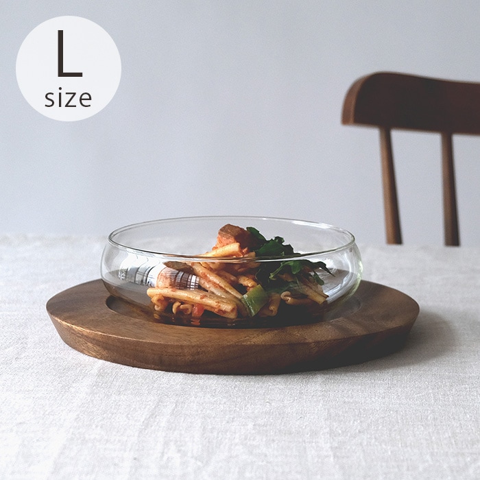 shesay シセイ 食器としても小物入れとしても使えるアカシアプレート L