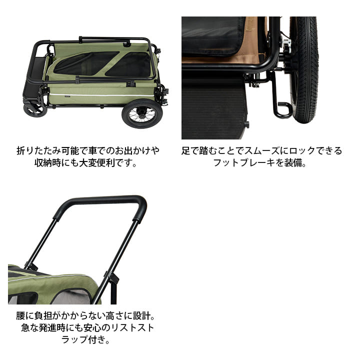 AIRBUGGY �����Х��� CARRIAGE SET �����å� ��֡��롼�ե��å�