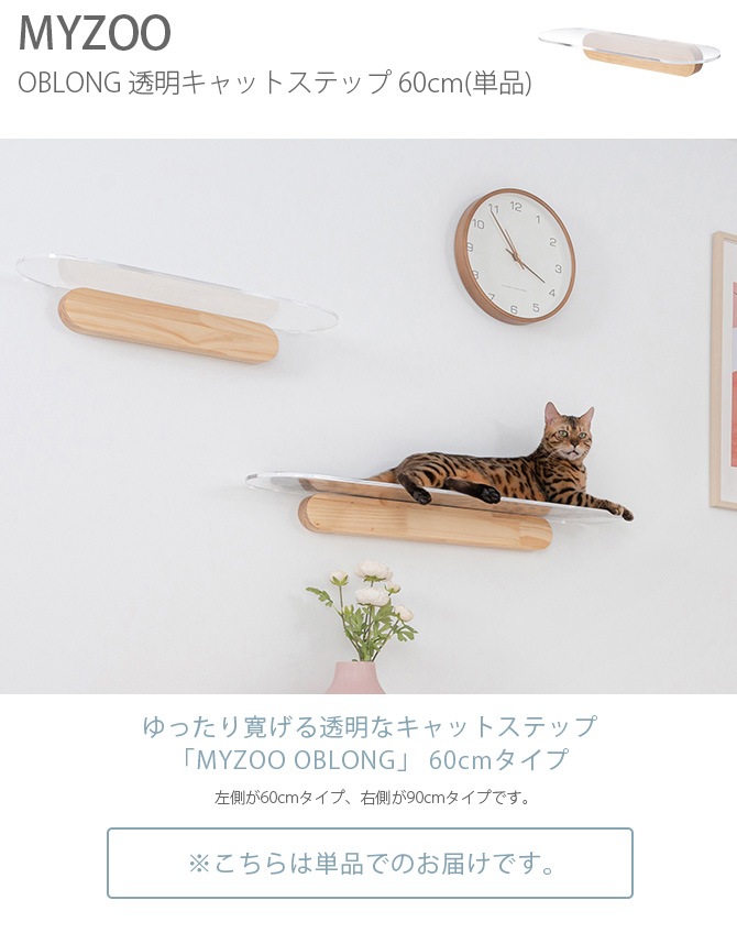 MYZOO �ޥ����� OBLONG Ʃ������åȥ��ƥå� 60cm