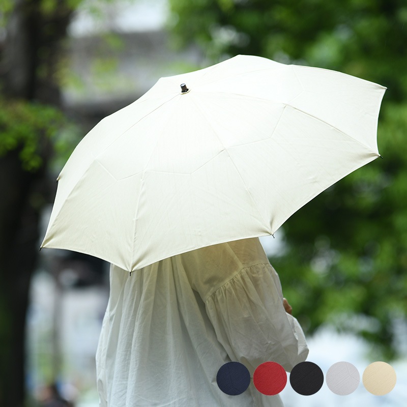 前原光榮商店 レディース 晴雨兼用 折りたたみ傘 50cm 8本骨 mnr-0377 