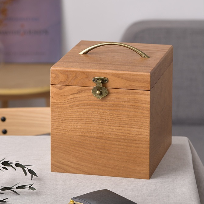 ナチュラルウッド 縦型 コスメボックス ロングミラー | 商品種別