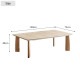Nichibi Woodworks ˥ӥåɥ Lucius 륷 ĥơ֥ 120cm