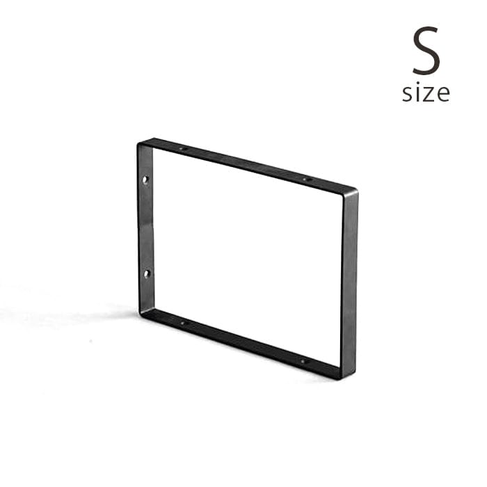 アクシス AXCIS アイアンスクエアウォールシェルフ S （片側1コ