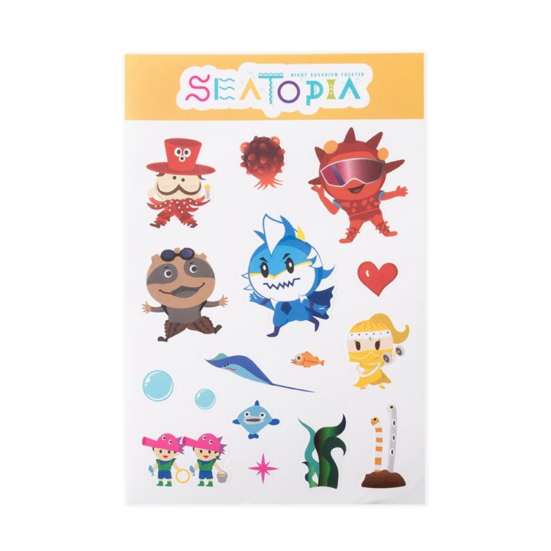 SEATOPIA フェイスシールA | 全商品 | 仙台うみの杜水族館 オンライン