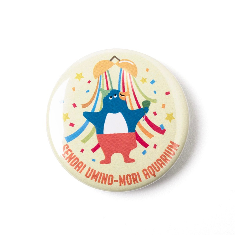モーリー缶バッジ（アニバーサリー） | 全商品 | 仙台うみの杜水族館
