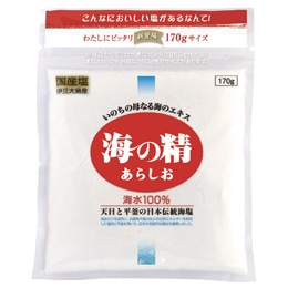 海の精 あらしお 170g | ☆海の精の商品,塩,粗塩 | 海の精ショップ
