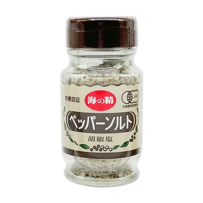 海の精 有機ペッパーソルト 食卓ビン 55g | ☆海の精の商品,調味塩