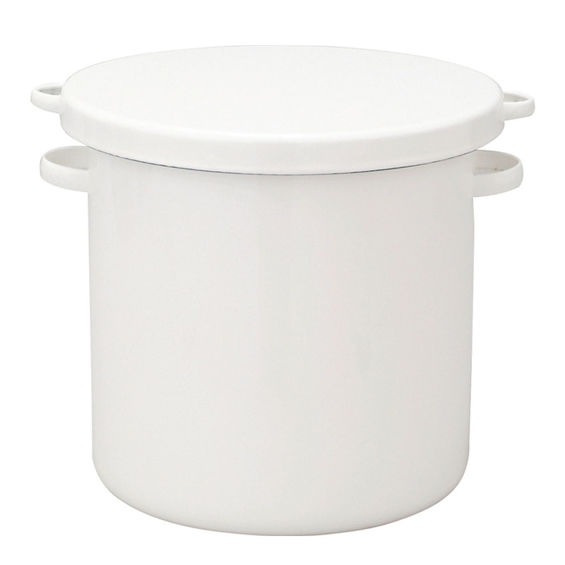 野田琺瑯 ラウンドストッカー（21㎝）【数量限定】 | ☆料理用品 | 海