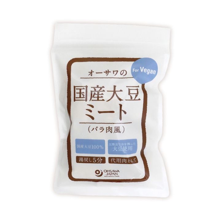 オーサワの国産大豆ミート バラ肉風 （80ｇ）