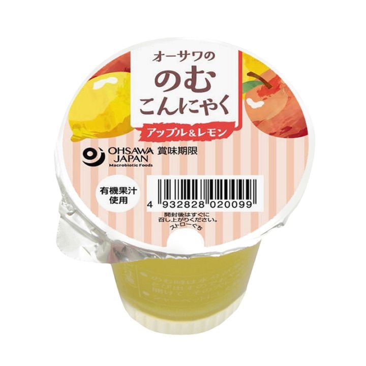 のむこんにゃく （アップル&レモン）125g 【数量限定】