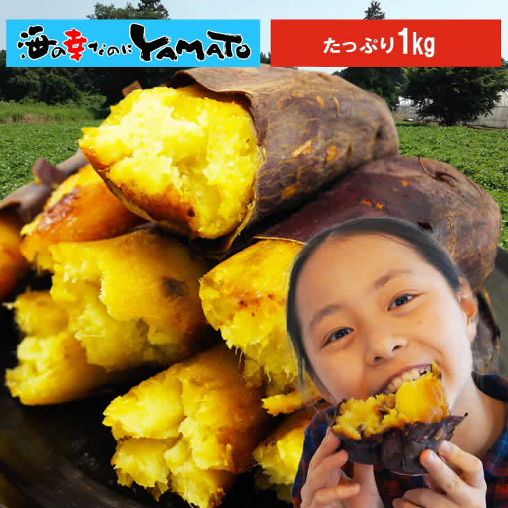 冷凍焼き芋 茨城県産シルクスイート 山盛り1kg 焼き芋 やきいも ヤキイモ スイーツ さつまいも 鹿吉 サツマイモ
