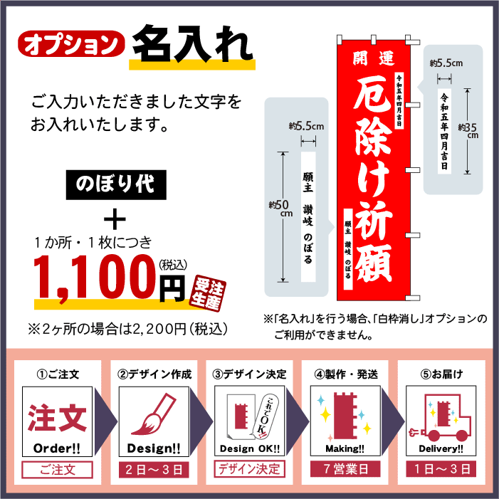 祈願のぼり	S70300	【最上位経王大菩薩】