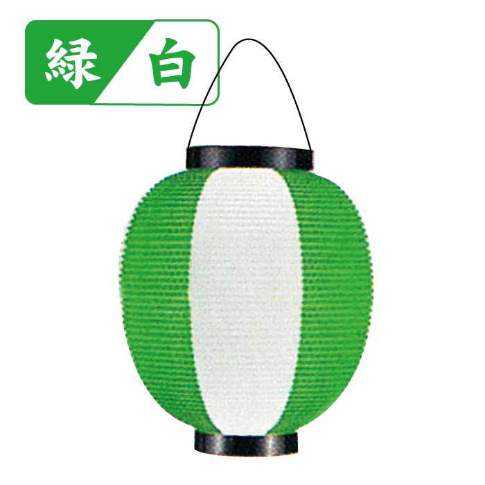 ＜神社用＞ポリ提灯九寸丸(2色)