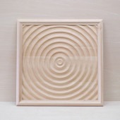 ウッドアートパネル丸