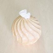 丸いティッシュケース（波）