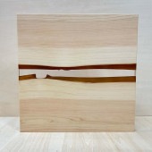 受注生産【レジンカッティングボード】桧