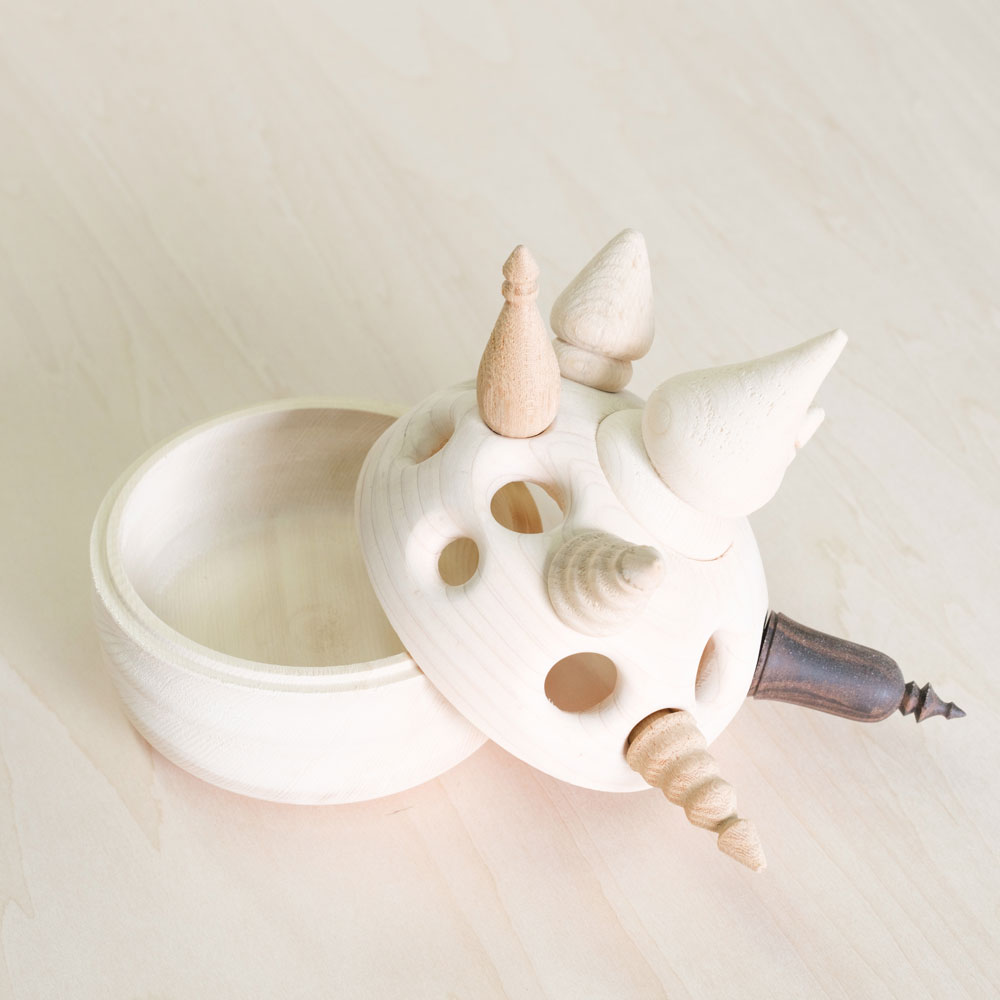 トゲトゲ小物入れ