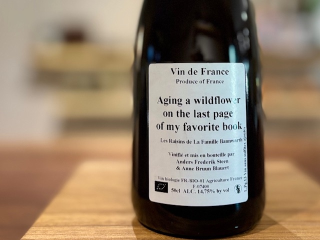 エイジング・ア・ワイルドフラワー・オン・ザ・ラスト・ページ・オブ・マイ・フェイヴァリット・ブック'13（Aging a wildflower on the last page of my favorite book'13）白酸化熟成※500ml