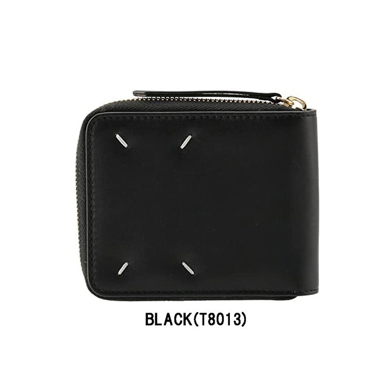 (SALE)Maison Margiela(メゾンマルジェラ)財布 二つ折り 小銭入れ カーフレザー S56UI0111-P4303