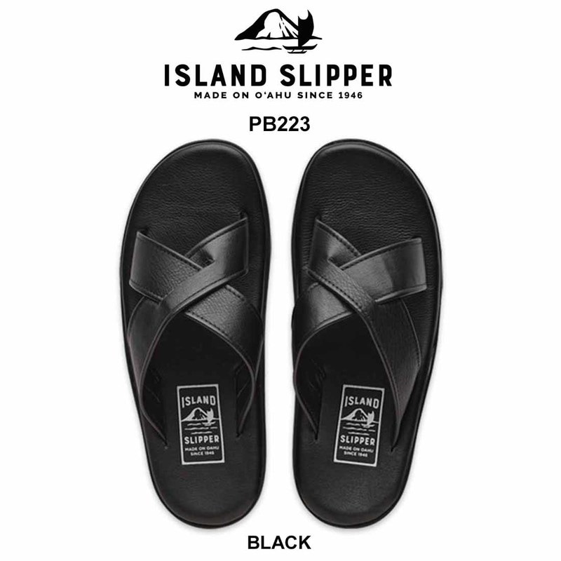 (SALE)ISLAND SLIPPER(アイランドスリッパ)ユニセックス レザー ビーチサンダル ハワイ発 PB223