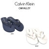 (SALE)Calvin Klein(カルバンクライン)ビーチサンダル ckロゴ スリッパ メンズ CMHALLEY|Calvin Klein