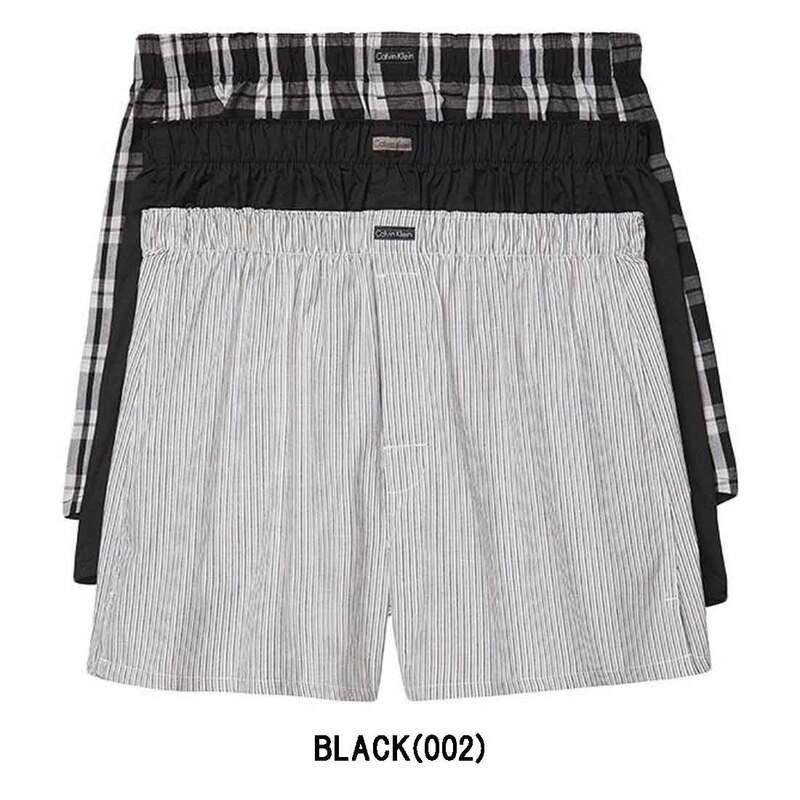 Calvin Klein(カルバンクライン)ck トランクス ボクサー 3枚セット お買い得 パック メンズ 男性用 下着 前開き NB4006